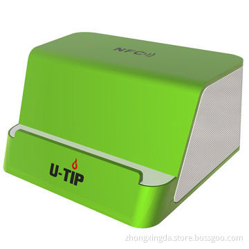 DC 5V ABS mobile phone Bluetooth sound box with NFC function, built-in mic, smart voice